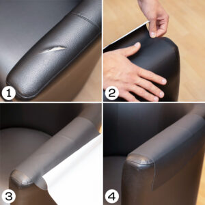 Zelfklevend reparatiedoek voor leer