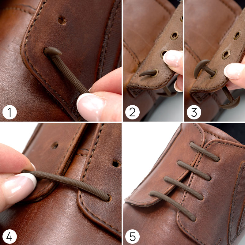 Veters zonder strik voor nette schoenen - Afbeelding 5