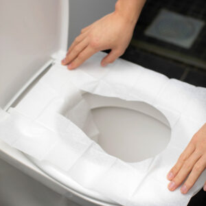 Oplosbare wc-bril covers