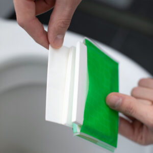 Oplosbare wc-bril covers