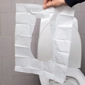 Oplosbare wc-bril covers