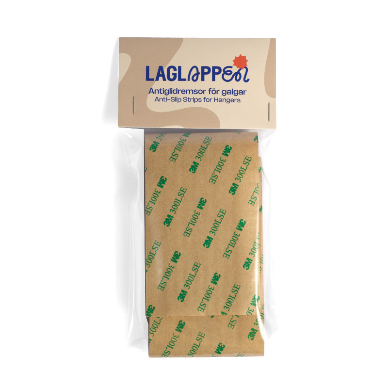 Antislip-strips voor klerenhangers