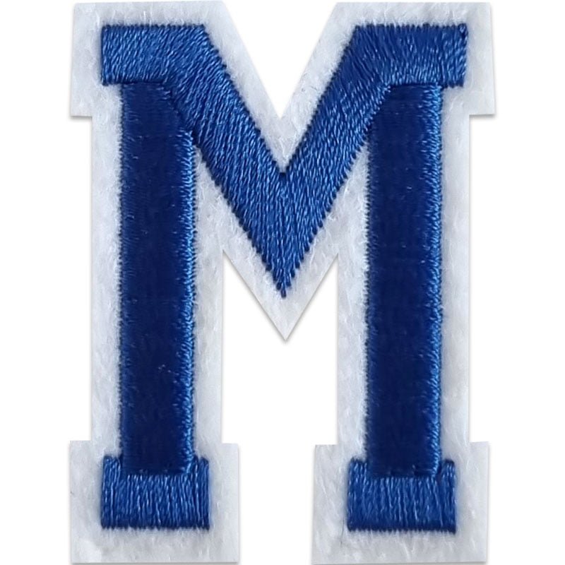 Applicaties met letters A-Z - Kies je letter - Blauw/wit , M