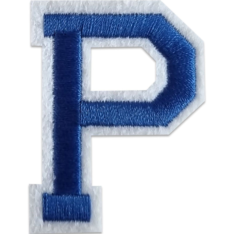 Applicaties met letters A-Z - Kies je letter - Blauw/wit , P