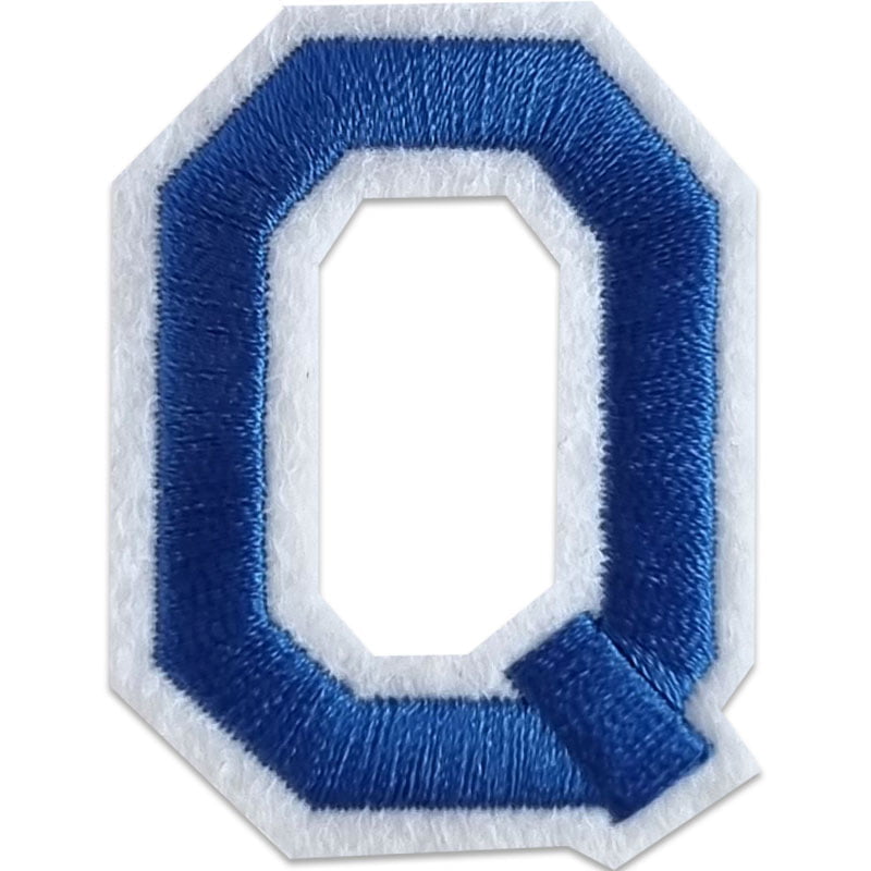 Applicaties met letters A-Z - Kies je letter - Blauw/wit , Q
