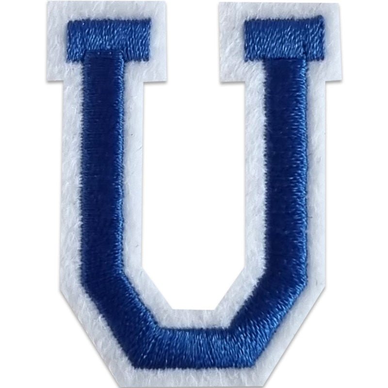 Applicaties met letters A-Z - Kies je letter - Blauw/wit , U