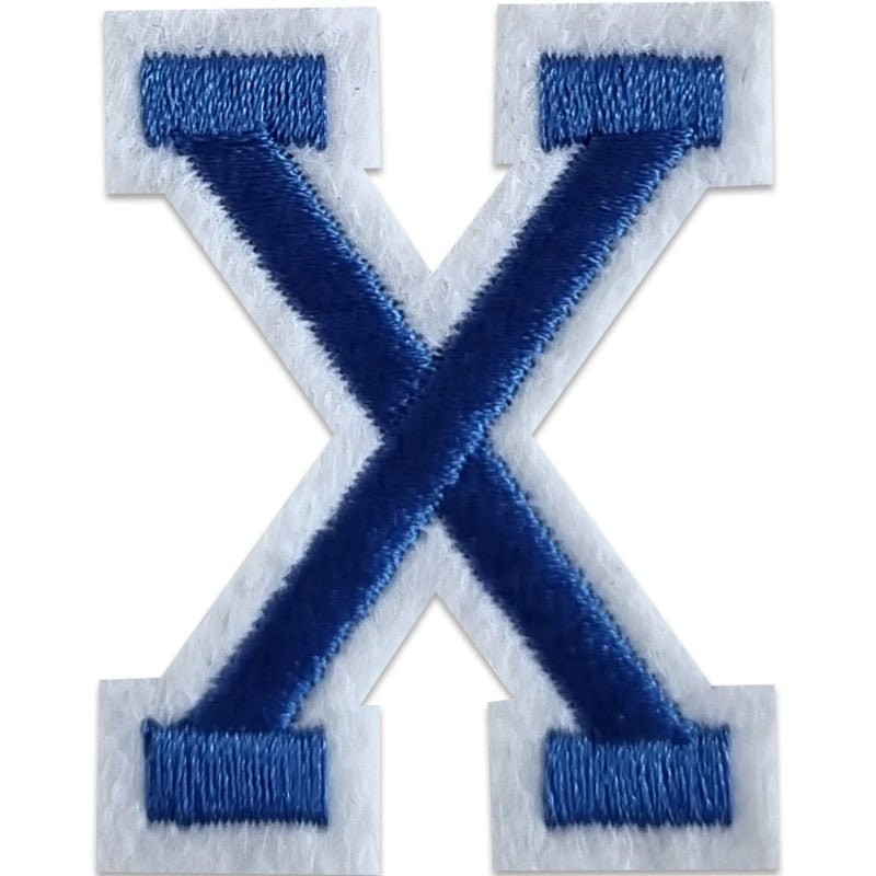Applicaties met letters A-Z - Kies je letter - Blauw/wit , X