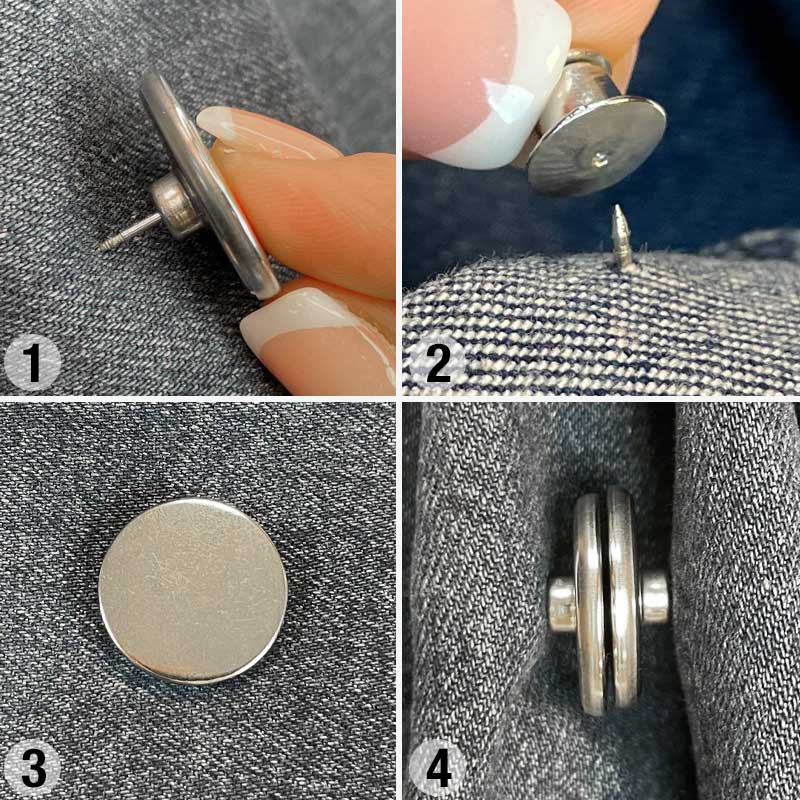 Verstelbare magneetknopen - Afbeelding 2