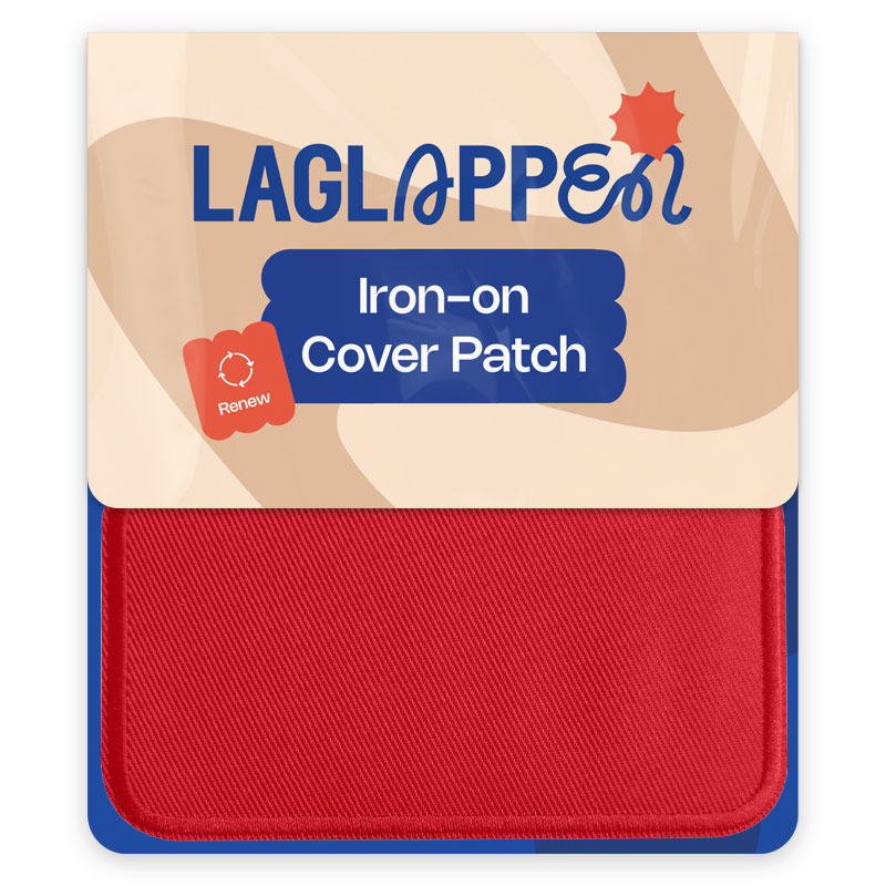 Afdekpatches – bedek logo’s op jassen en tassen - Rood