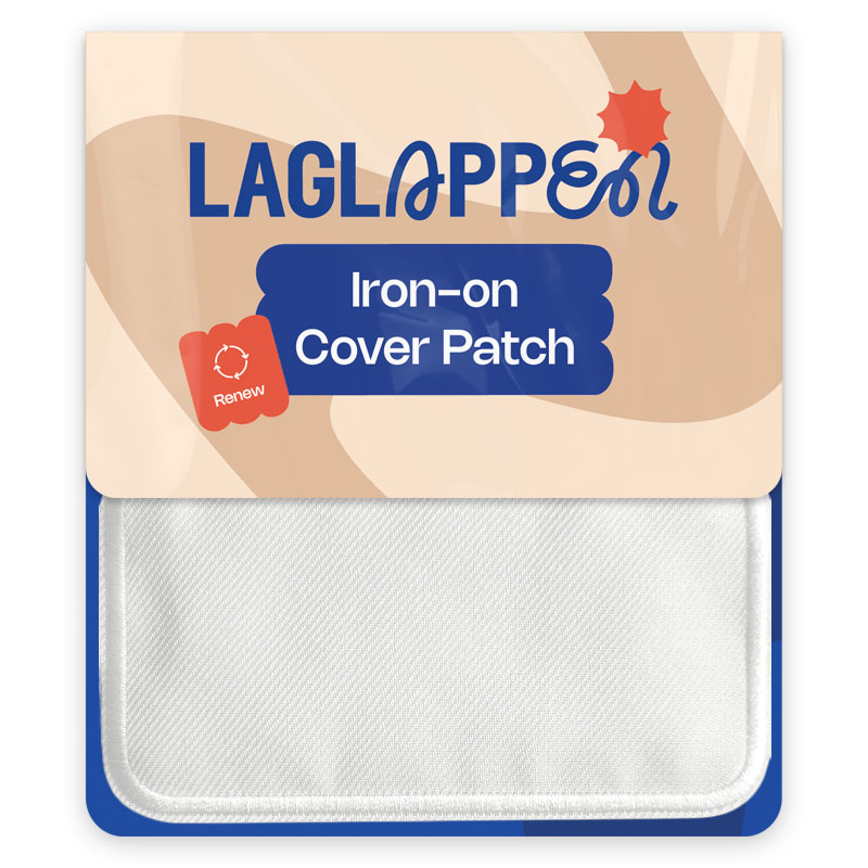 Afdekpatches – bedek logo’s op jassen en tassen - Wit