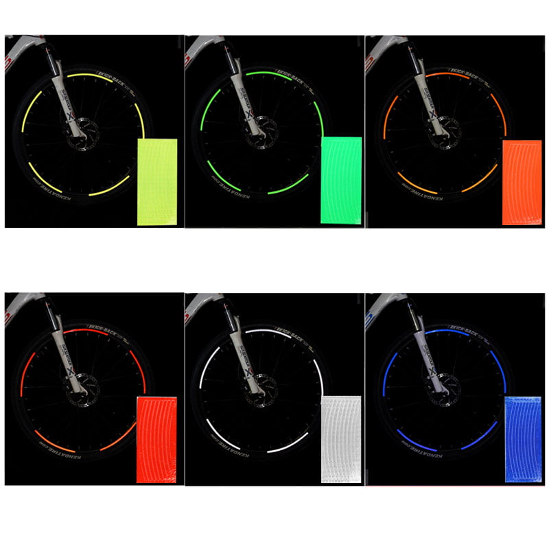 Reflectiestrips voor fietsbanden - Zelfklevend - Afbeelding 7