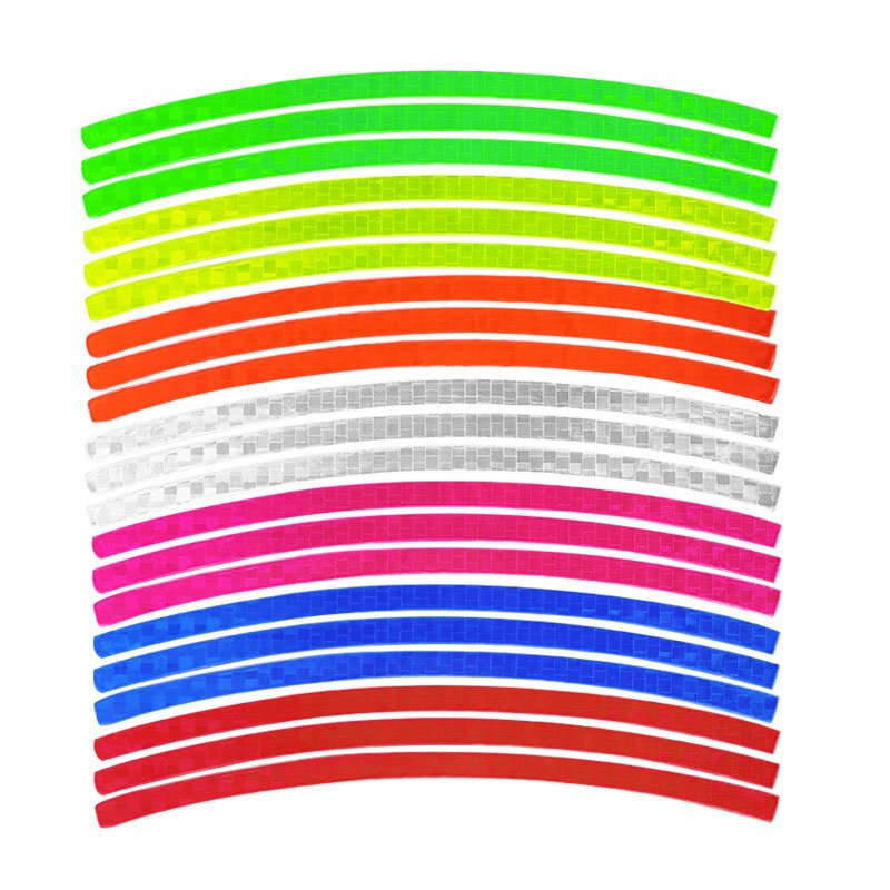 Reflectiestrips voor fietsbanden - Zelfklevend - Afbeelding 6