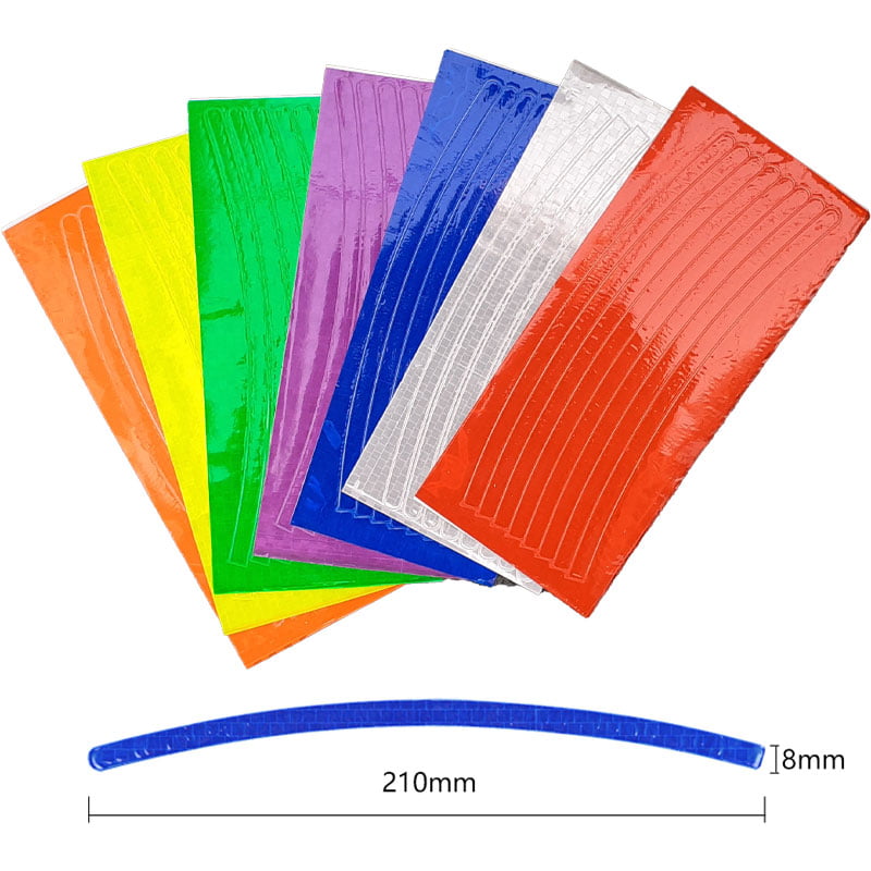 Reflectiestrips voor fietsbanden - Zelfklevend - Afbeelding 4
