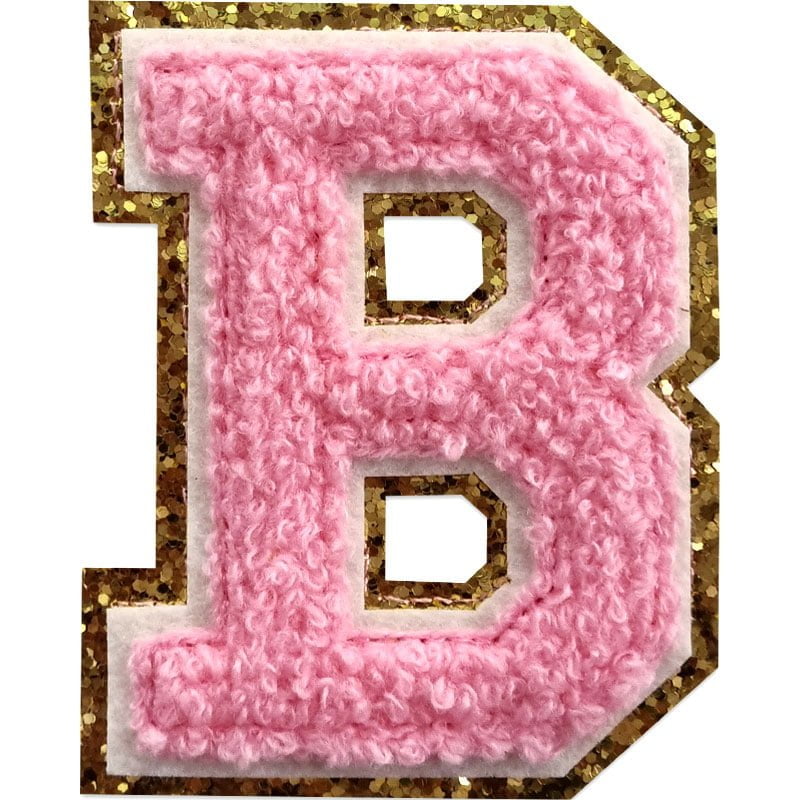 Applicaties met letters A-Z - Kies je letter - Roze/goud , B