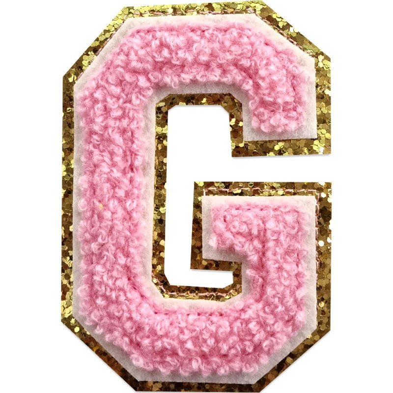 Applicaties met letters A-Z - Kies je letter - Roze/goud , G
