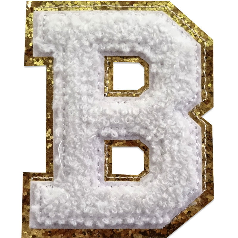 Applicaties met letters A-Z - Kies je letter - Wit/goud , B