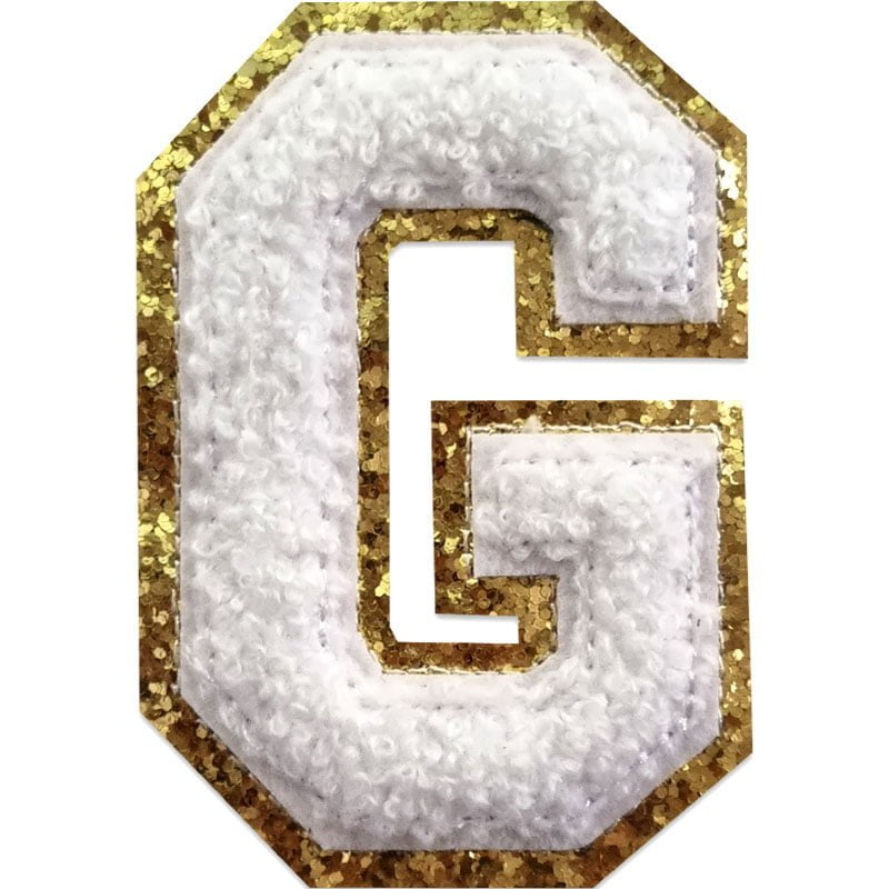 Applicaties met letters A-Z - Kies je letter - Wit/goud , G