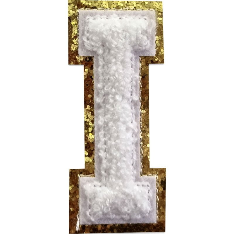 Applicaties met letters A-Z - Kies je letter - Wit/goud , I