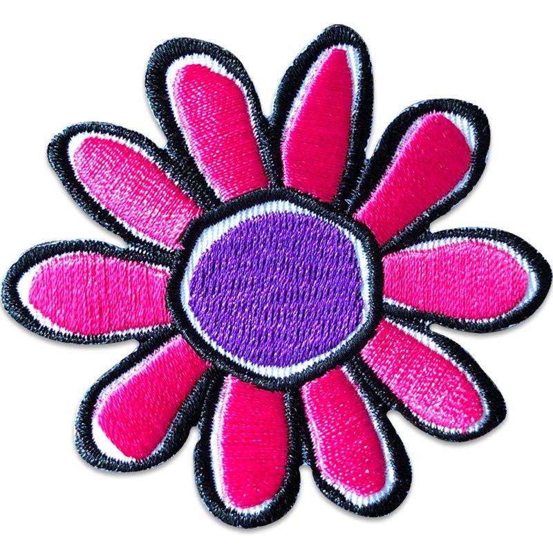 Getekende bloem - Applicatie