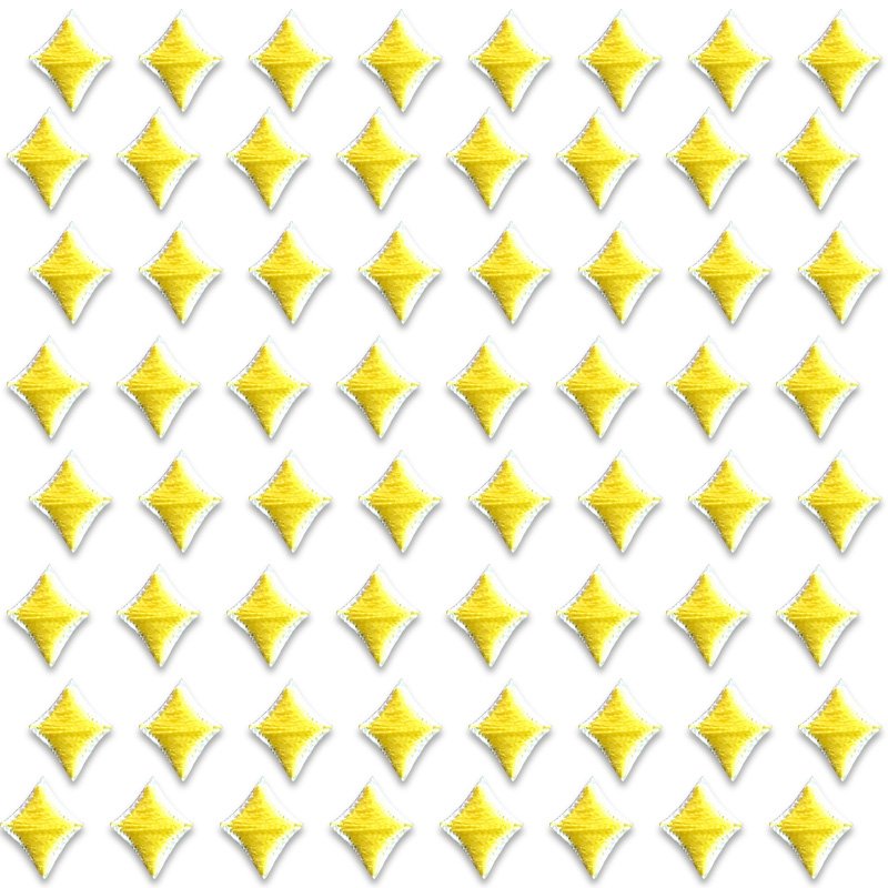 Kleine gele decoratie-elementen - 100-pack