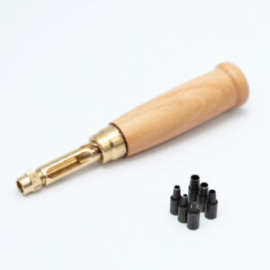 Revolverpons voor leer, stof en kunststof