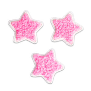 Chenille sterren - Strijkapplicaties - Afbeelding 3