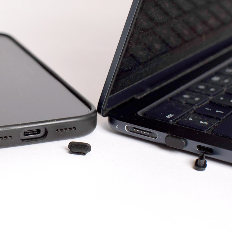 Stofpluggen voor de oplaadpoort – Voor telefoon en laptop - Afbeelding 5