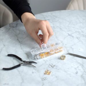 Sieradenreparatieset – 1.200 onderdelen met gereedschap